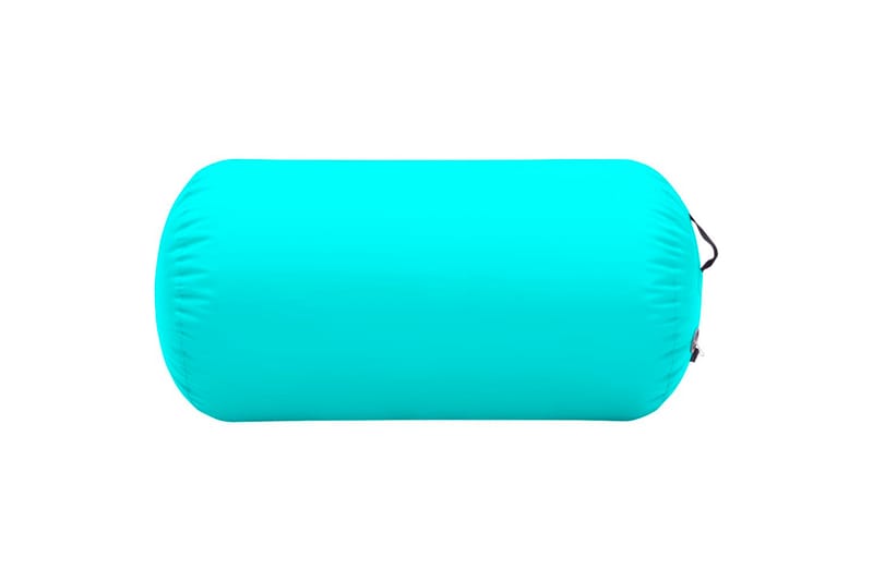 Oppblåsbar gymnastikkrull med pumpe 120x90 cm PVC grønn - Sport & fritid - Hjemmetrening - Treningsutstyr - Treningsgulv & puslematte