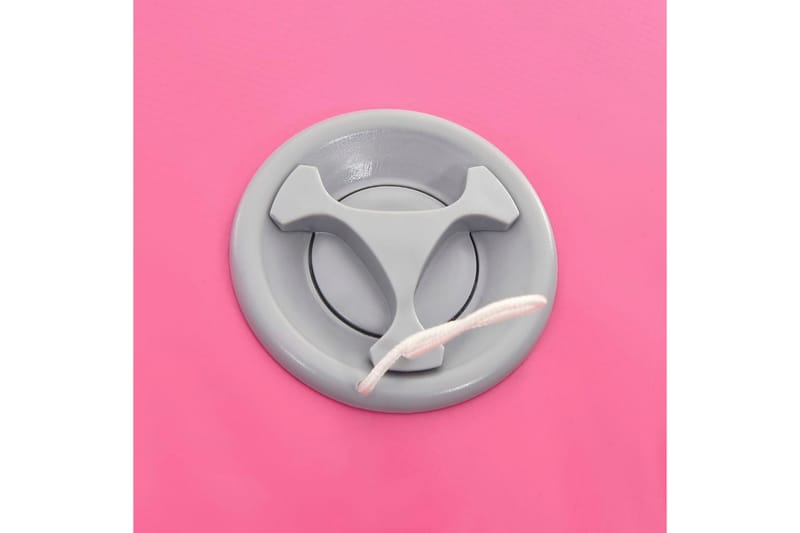 Oppblåsbar gymnastikkrull med pumpe 120x90 cm PVC rosa - Sport & fritid - Hjemmetrening - Treningsutstyr - Treningsgulv & puslematte