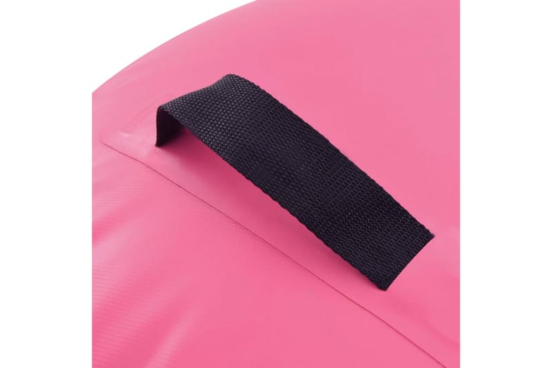 Oppblåsbar gymnastikkrull med pumpe 120x90 cm PVC rosa - Sport & fritid - Hjemmetrening - Treningsutstyr - Treningsgulv & puslematte