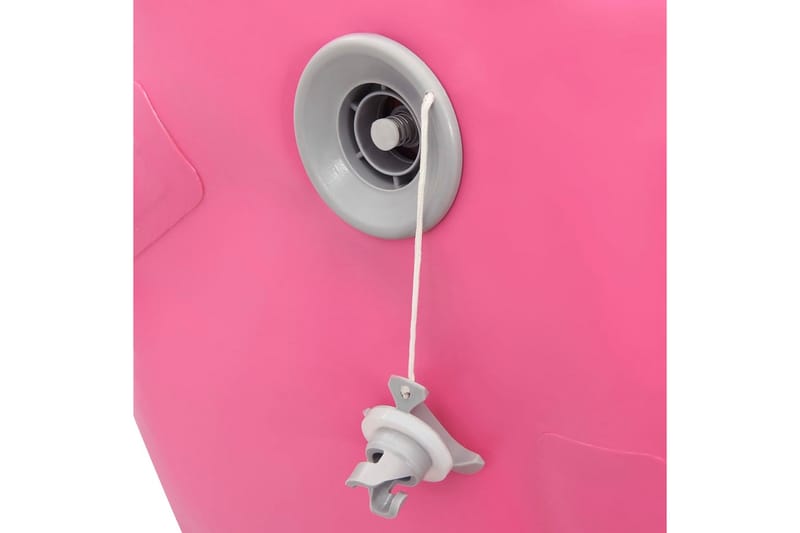 Oppblåsbar gymnastikkrull med pumpe 120x90 cm PVC rosa - Sport & fritid - Hjemmetrening - Treningsutstyr - Treningsgulv & puslematte