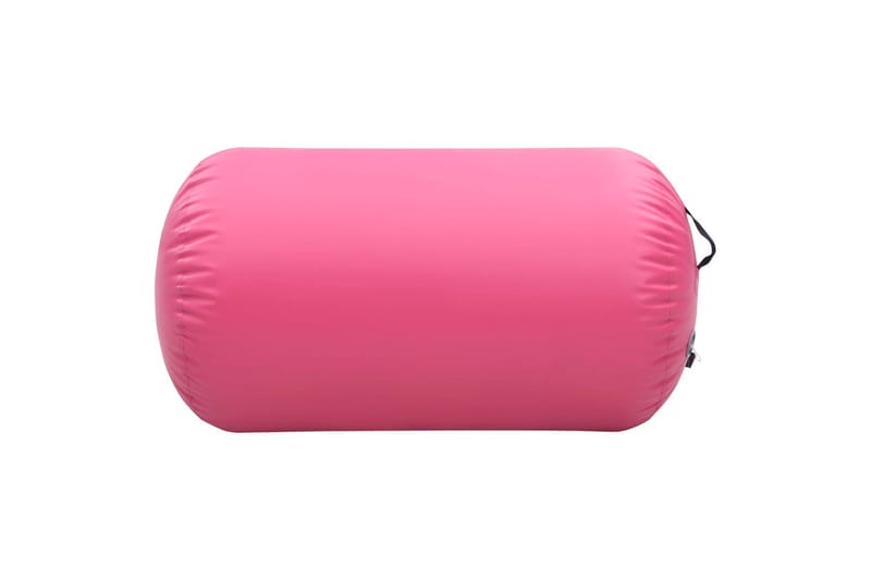 Oppblåsbar gymnastikkrull med pumpe 100x60 cm PVC rosa - Sport & fritid - Hjemmetrening - Treningsutstyr - Treningsgulv & puslematte