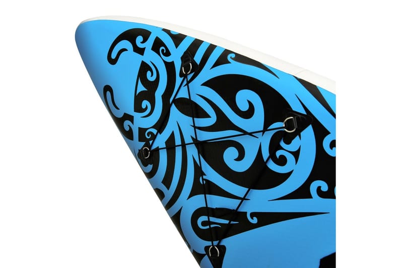 Oppblåsbart padlebrettsett 366x76x15 cm blå - Blå - Treningsgulv & puslematte