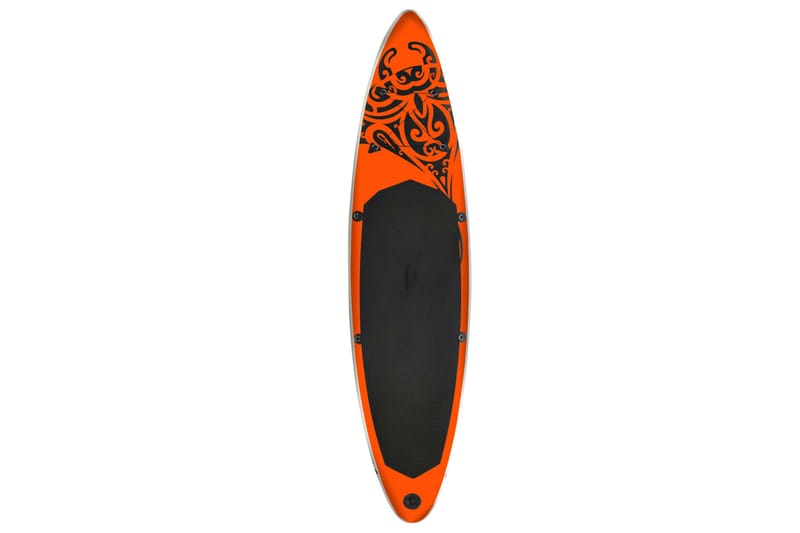 Oppblåsbart padlebrettsett 305x76x15 cm oransje - Oransj - Sport & fritid - Hjemmetrening - Treningsutstyr - Treningsgulv & puslematte