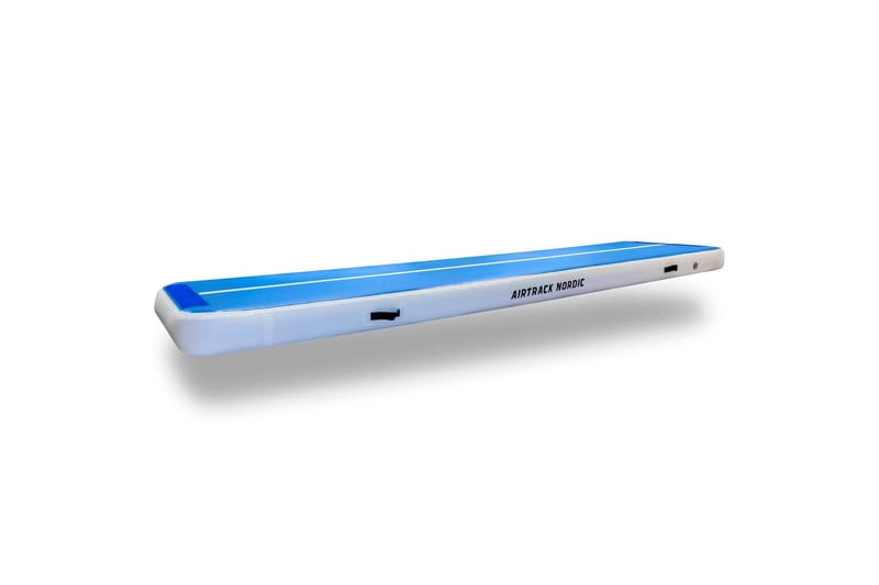 Airtrack Nordic Deluxe 7x1 m - Blå|Hvit - Sport & fritid - Hjemmetrening - Treningsutstyr - Turnmatte & Airtrack