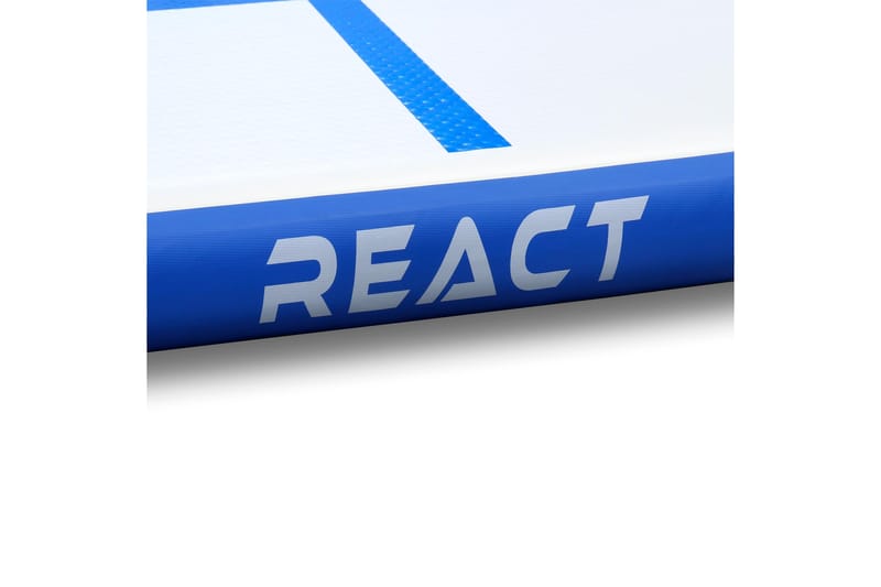 React Airtrack 3x1 m - Blå|Hvit - Turnmatte & Airtrack
