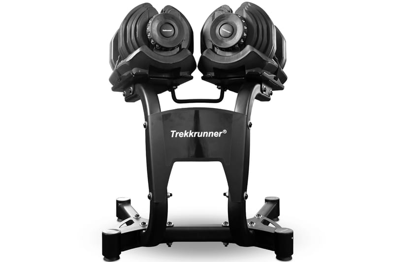 Hantelstativ - Grå - Sport & fritid - Hjemmetrening - Treningsutstyr - Vektstativ & treningsstativ