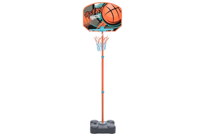Bærbart basketballsett justerbart 109-141 cm - Flerfarget - Utendørs spill