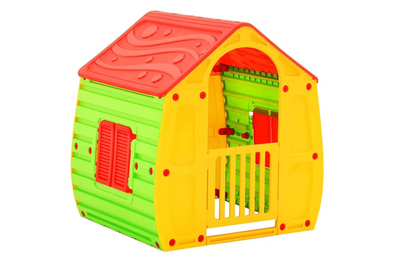 Lekehus for barn 102x90x109 cm - Flerfarget - Sport & fritid - Lek & sport - Lekehus