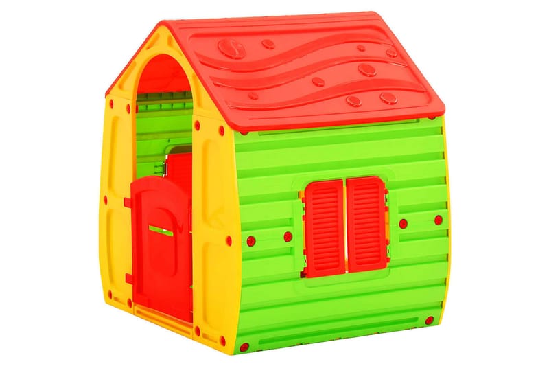 Lekehus for barn 102x90x109 cm - Flerfarget - Sport & fritid - Lek & sport - Lekehus