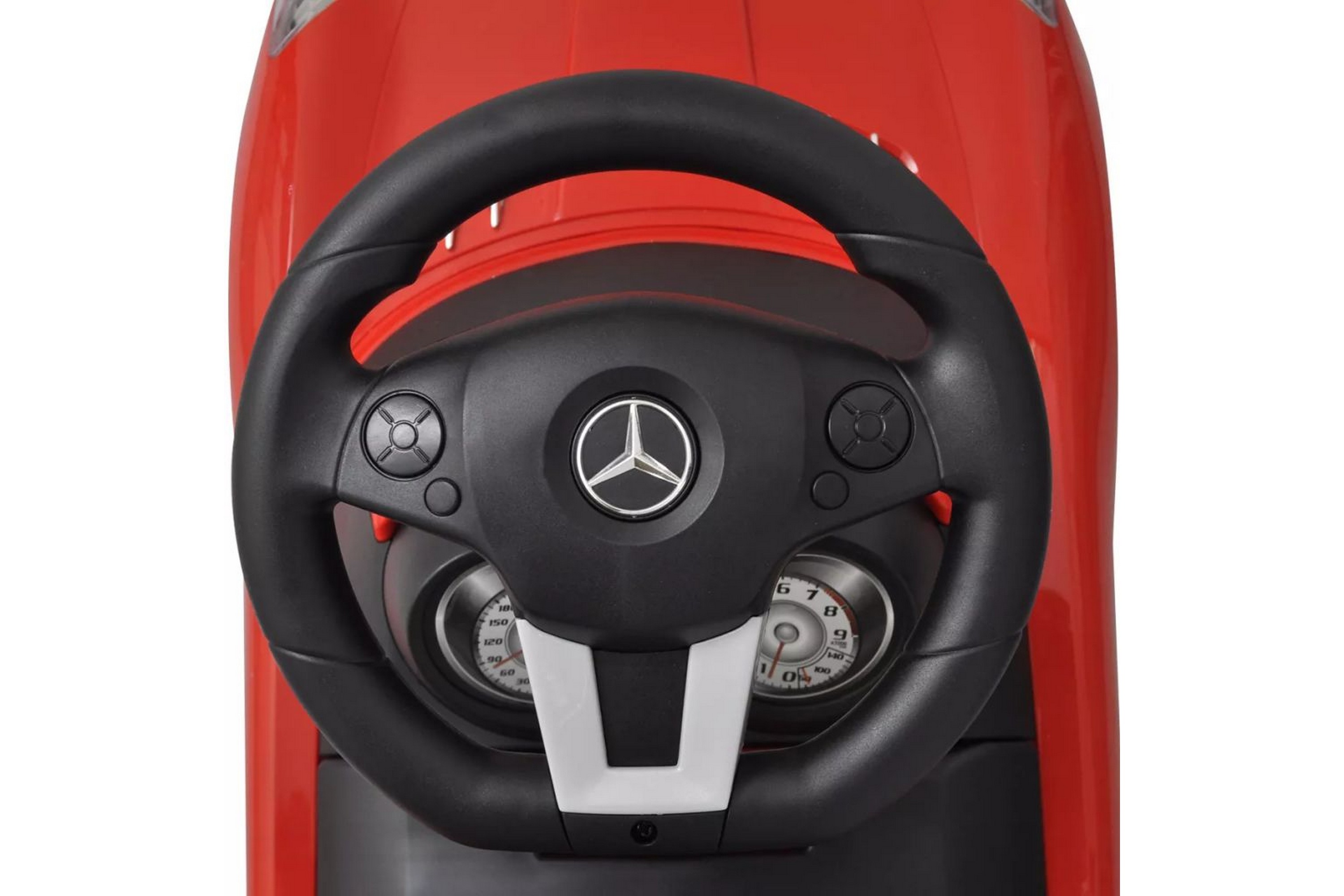 Rød Mercedes Benz Barnebil -