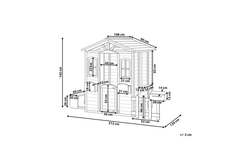 Lekeplass Ampeliko - Sport & fritid - Lek & sport - Lekehus
