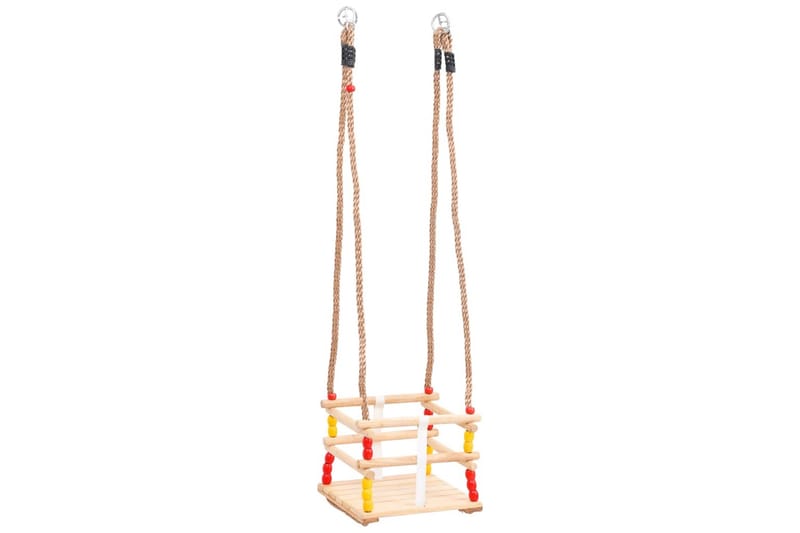 Babyhuske med sikkerhetsbelte heltre furu - Brun - Sport & fritid - Lek & sport - Lekeplass & lekeplassutstyr