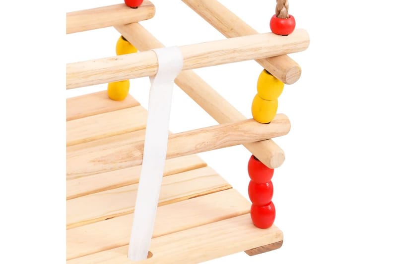 Babyhuske med sikkerhetsbelte heltre furu - Brun - Sport & fritid - Lek & sport - Lekeplass & lekeplassutstyr