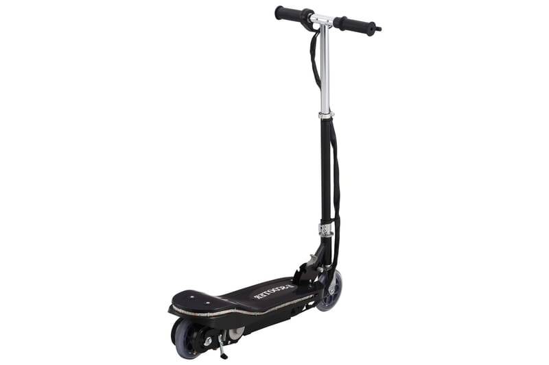 Elektrisk sparkesykkel med LED 120 W svart - Svart - Lekeplass & lekeplassutstyr - Sparkesykkel - Lekekjøretøy & hobbykjøretøy