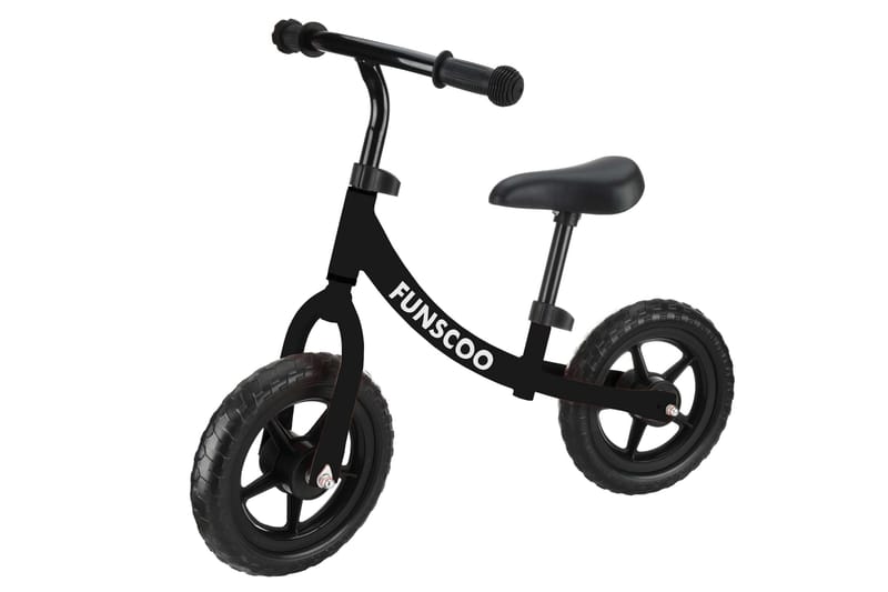Funscoo KIckbike - Svart - Lekekjøretøy & hobbykjøretøy - Lekeplass & lekeplassutstyr - Sparkesykkel