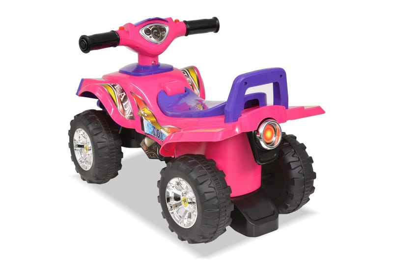Gåbil ATV med lyd og lys rosa og lilla - Sport & fritid - Lek & sport - Lekeplass & lekeplassutstyr