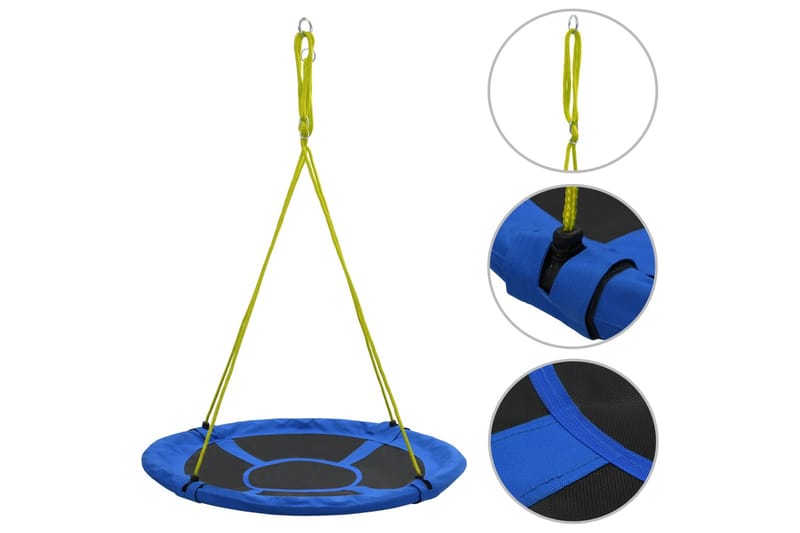 Huske 110 cm 100 kg blå - Sport & fritid - Lek & sport - Lekeplass & lekeplassutstyr