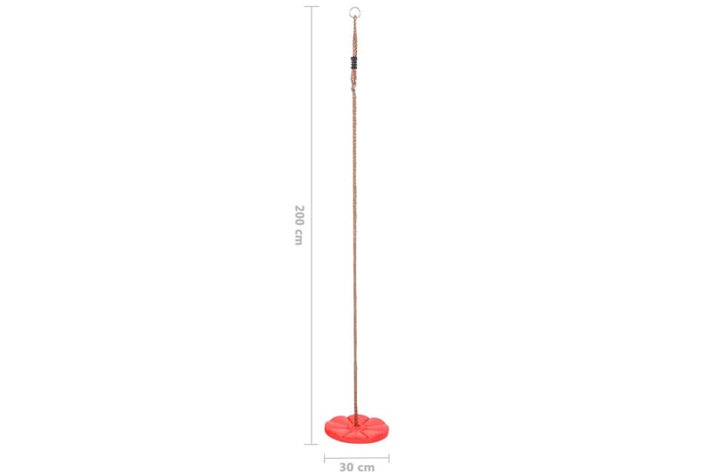 Huskebrett 200 cm rød - Rød - Sport & fritid - Lek & sport - Lekeplass & lekeplassutstyr