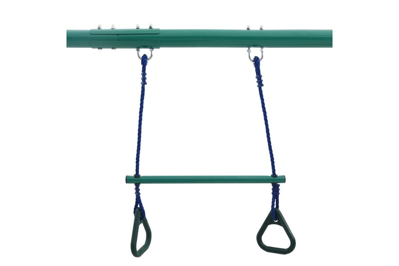 Huskesett med gymnastikkringer & 4 seter stål - Sport & fritid - Lek & sport - Lekeplass & lekeplassutstyr