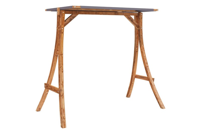 Huskestativ med antrasitt tak gran med teakfinish - Brun - Sport & fritid - Lek & sport - Lekeplass & lekeplassutstyr