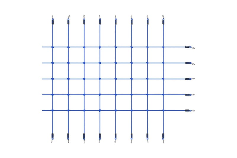Klatrenett 200x150 cm blå - Blå - Sport & fritid - Lek & sport - Lekeplass & lekeplassutstyr