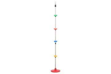 Klatretau med plattformer og plate 200 cm - Brun - Sport & fritid - Lek & sport - Lekeplass & lekeplassutstyr