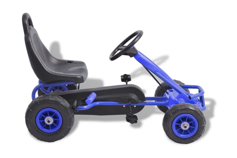 Pedal-go-kart med pneumatiske dekk blå - Lekeplass & lekeplassutstyr - Lekekjøretøy & hobbykjøretøy - Elbil for barn
