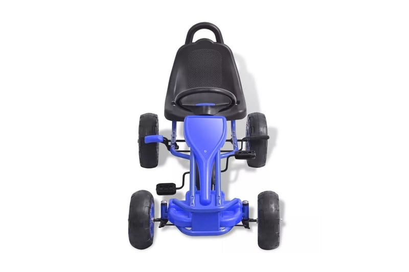 Pedal-go-kart med pneumatiske dekk blå - Sport & fritid - Lek & sport - Lekeplass & lekeplassutstyr