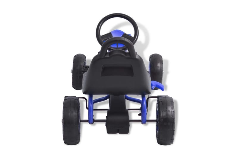 Pedal-go-kart med pneumatiske dekk blå - Sport & fritid - Lek & sport - Lekeplass & lekeplassutstyr