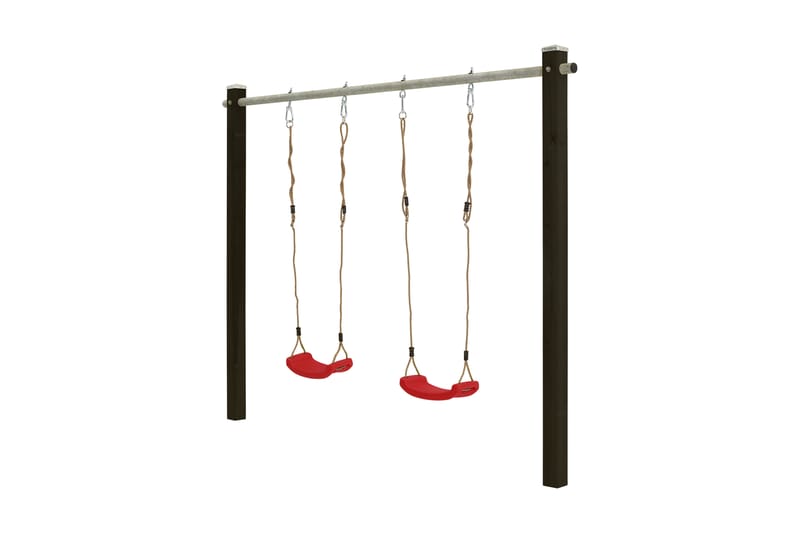 PLUS Huskestativ med Husker 264x9x210 cm - Sport & fritid - Lek & sport - Lekeplass & lekeplassutstyr