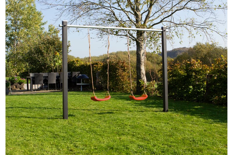 PLUS Huskestativ med Husker 264x9x210 cm - Sport & fritid - Lek & sport - Lekeplass & lekeplassutstyr