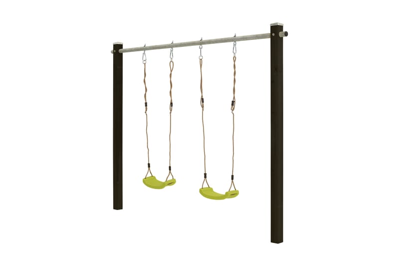 PLUS Huskestativ med Husker 264x9x210 cm - Sport & fritid - Lek & sport - Lekeplass & lekeplassutstyr