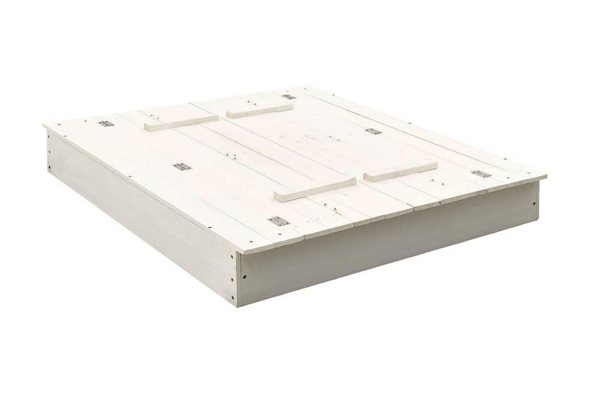Sandkasse gran hvit 95x90x15 cm - Hvit - Sport & fritid - Lek & sport - Lekeplass & lekeplassutstyr