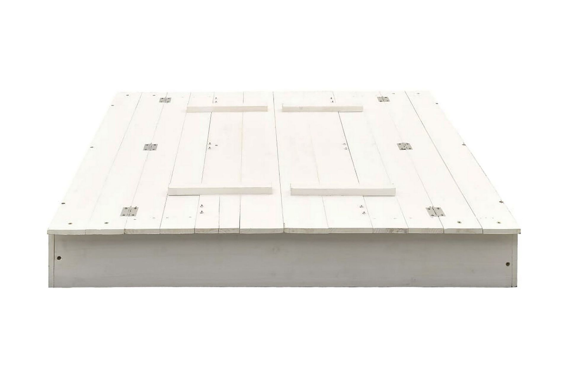Sandkasse gran hvit 95x90x15 cm - Hvit - Sport & fritid - Lek & sport - Lekeplass & lekeplassutstyr