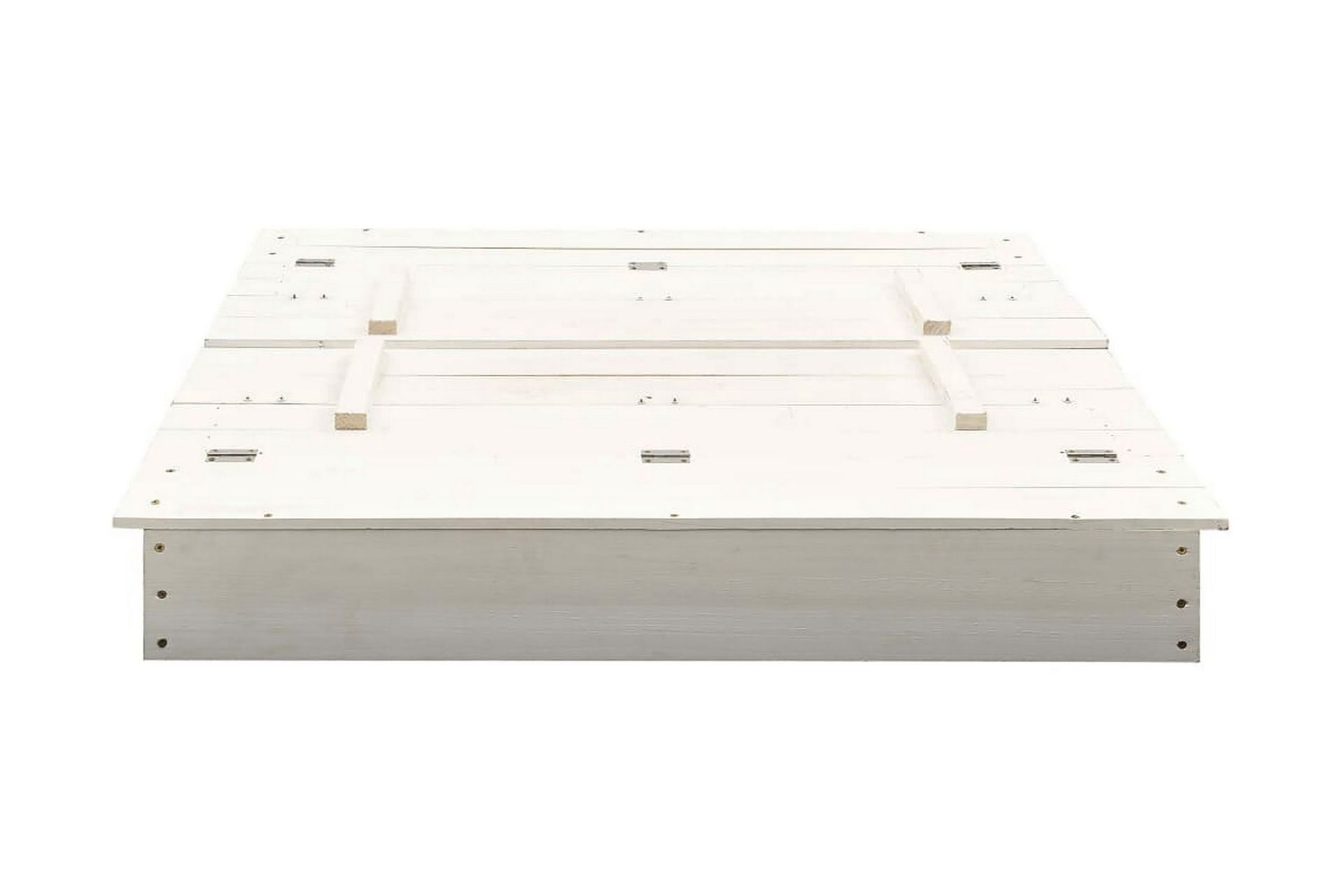 Sandkasse gran hvit 95x90x15 cm - Hvit - Sport & fritid - Lek & sport - Lekeplass & lekeplassutstyr