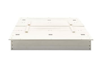Sandkasse gran hvit 95x90x15 cm - Hvit - Sport & fritid - Lek & sport - Lekeplass & lekeplassutstyr