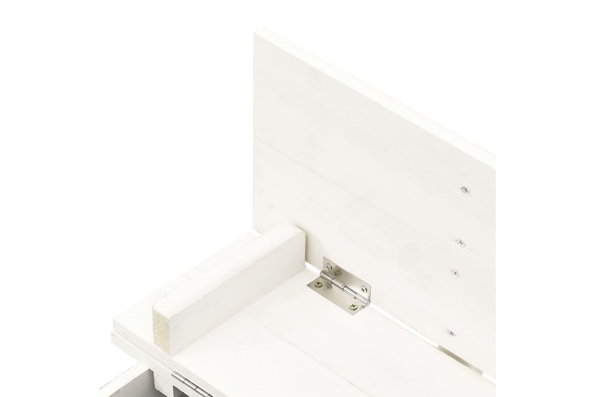 Sandkasse gran hvit 95x90x15 cm - Hvit - Sport & fritid - Lek & sport - Lekeplass & lekeplassutstyr