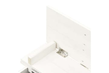 Sandkasse gran hvit 95x90x15 cm - Hvit - Sport & fritid - Lek & sport - Lekeplass & lekeplassutstyr