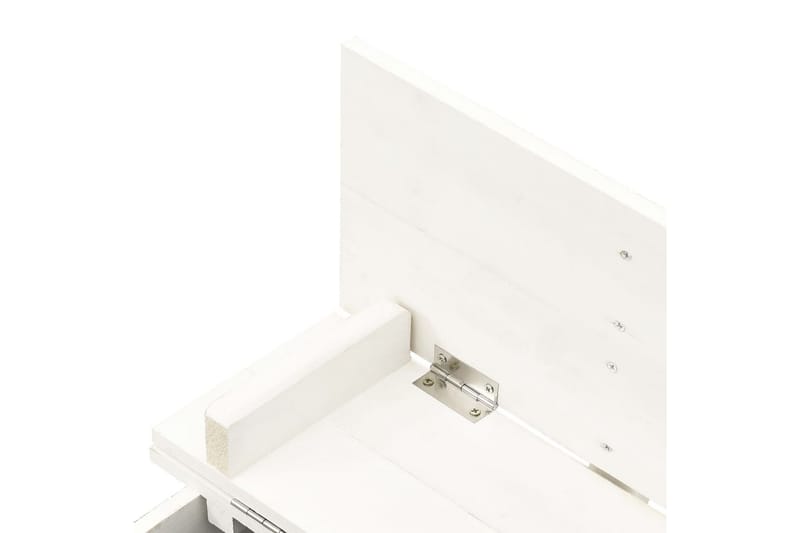 Sandkasse gran hvit 95x90x15 cm - Hvit - Sport & fritid - Lek & sport - Lekeplass & lekeplassutstyr
