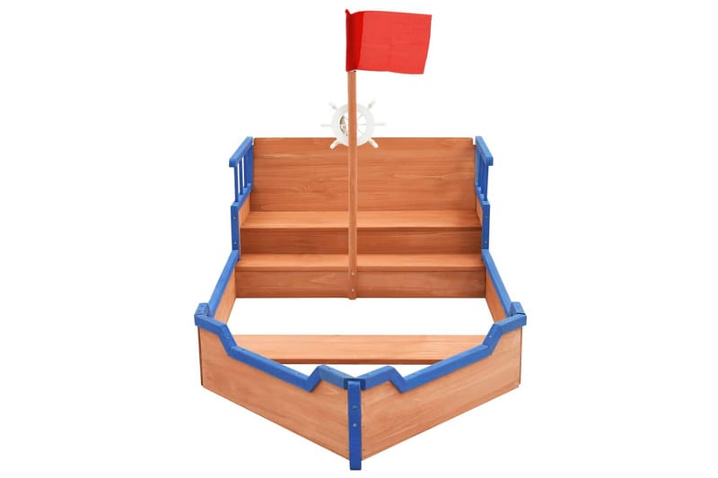 Sandkasse piratskip gran 190x94,5x136 cm - Sport & fritid - Lek & sport - Lekeplass & lekeplassutstyr