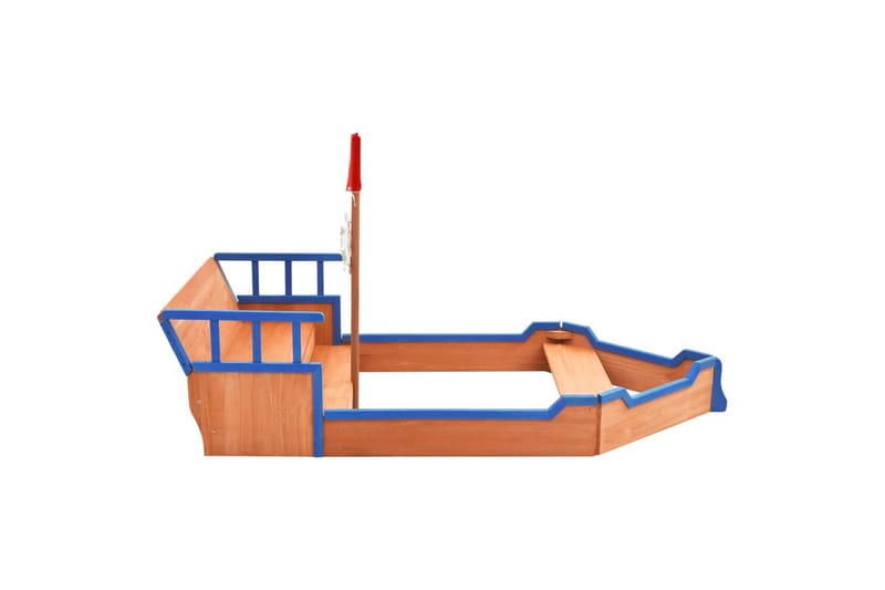 Sandkasse piratskip gran 190x94,5x136 cm - Sport & fritid - Lek & sport - Lekeplass & lekeplassutstyr