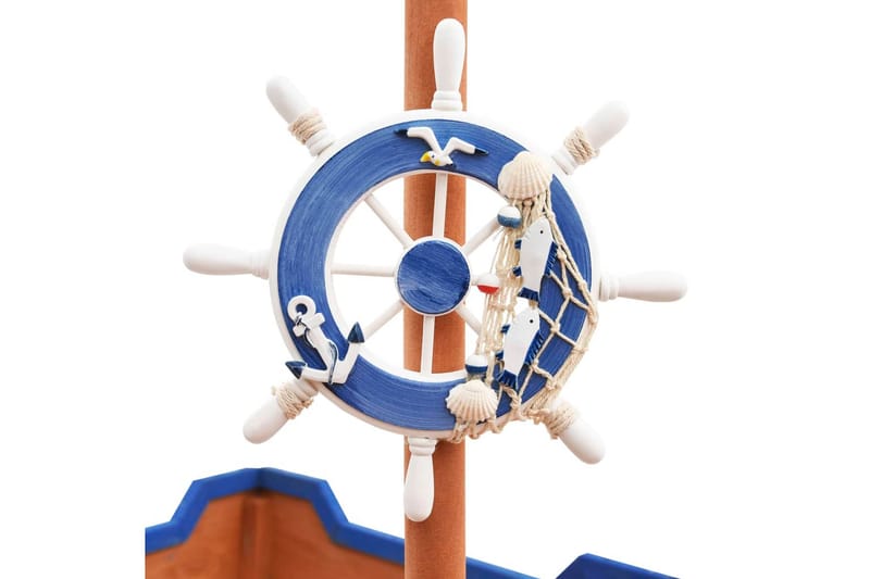 Sandkasse piratskip gran 190x94,5x136 cm - Sport & fritid - Lek & sport - Lekeplass & lekeplassutstyr