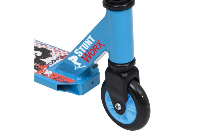 Stuntscooter med aluminiumstyre blå - Blå - Lekeplass & lekeplassutstyr - Sparkesykkel - Lekekjøretøy & hobbykjøretøy