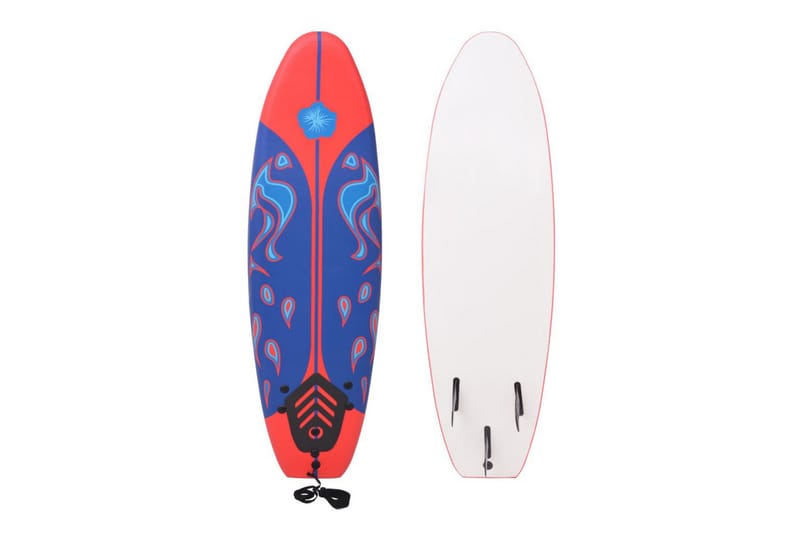 Surfebrett blå og rød 170 cm - Sport & fritid - Lek & sport - Lekeplass & lekeplassutstyr