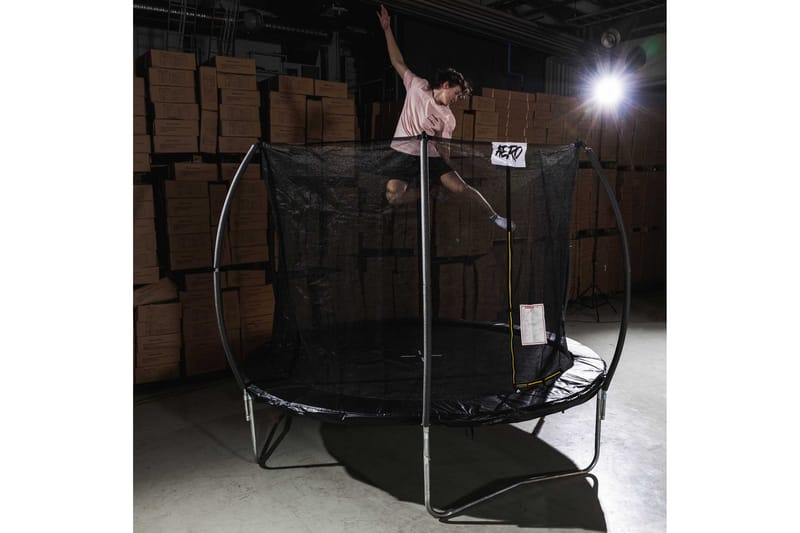 React Aero Trampoline med Beskyttelsesnett 3,96 m - Svart - Sport & fritid - Lek & sport - Lekeredskap & utelek