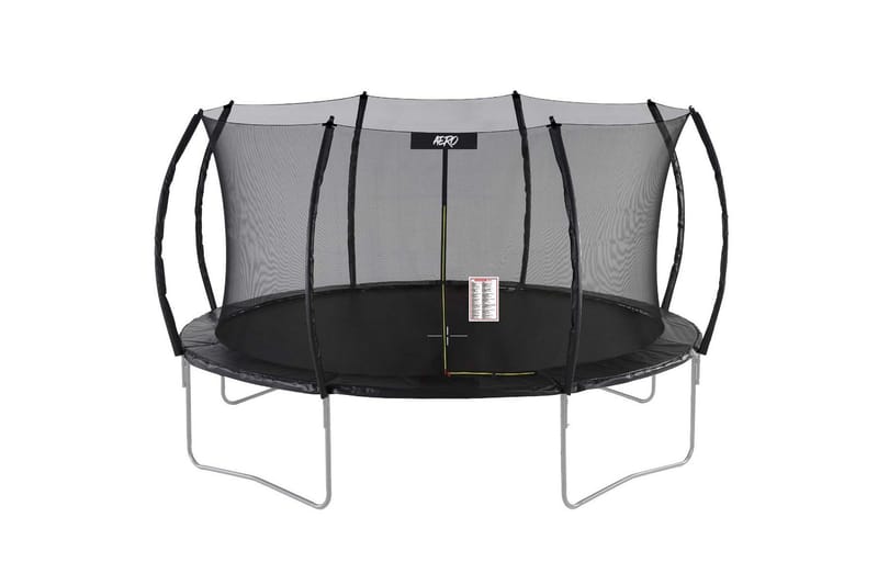 React Aero Trampoline med Beskyttelsesnett 3,96 m - Svart - Sport & fritid - Lek & sport - Lekeredskap & utelek