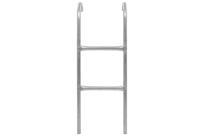 Stige til trampoline 2 trinn stål sølv 102,6 cm - Sport & fritid - Lek & sport - Lekeredskap & utelek