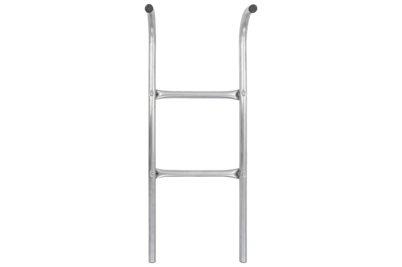 Stige til trampoline 2 trinn stål sølv 102,6 cm - Sport & fritid - Lek & sport - Lekeredskap & utelek