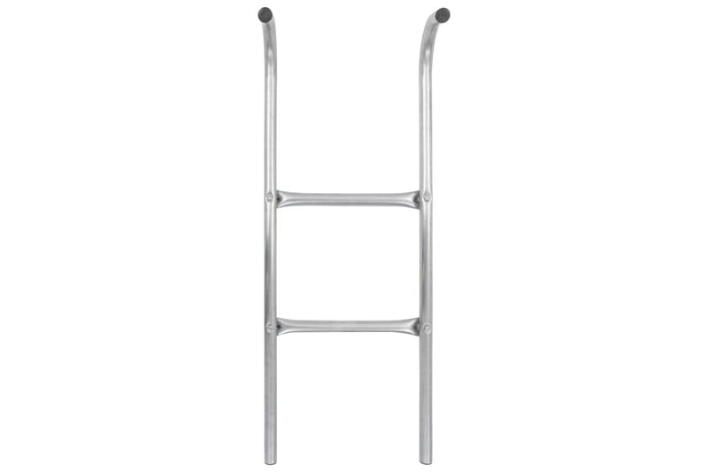 Stige til trampoline 2 trinn stål sølv 82,5 cm - Sport & fritid - Lek & sport - Lekeredskap & utelek