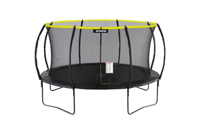 Stratos Rund Trampoline 4,27m - Svart - Sport & fritid - Lek & sport - Lekeredskap & utelek